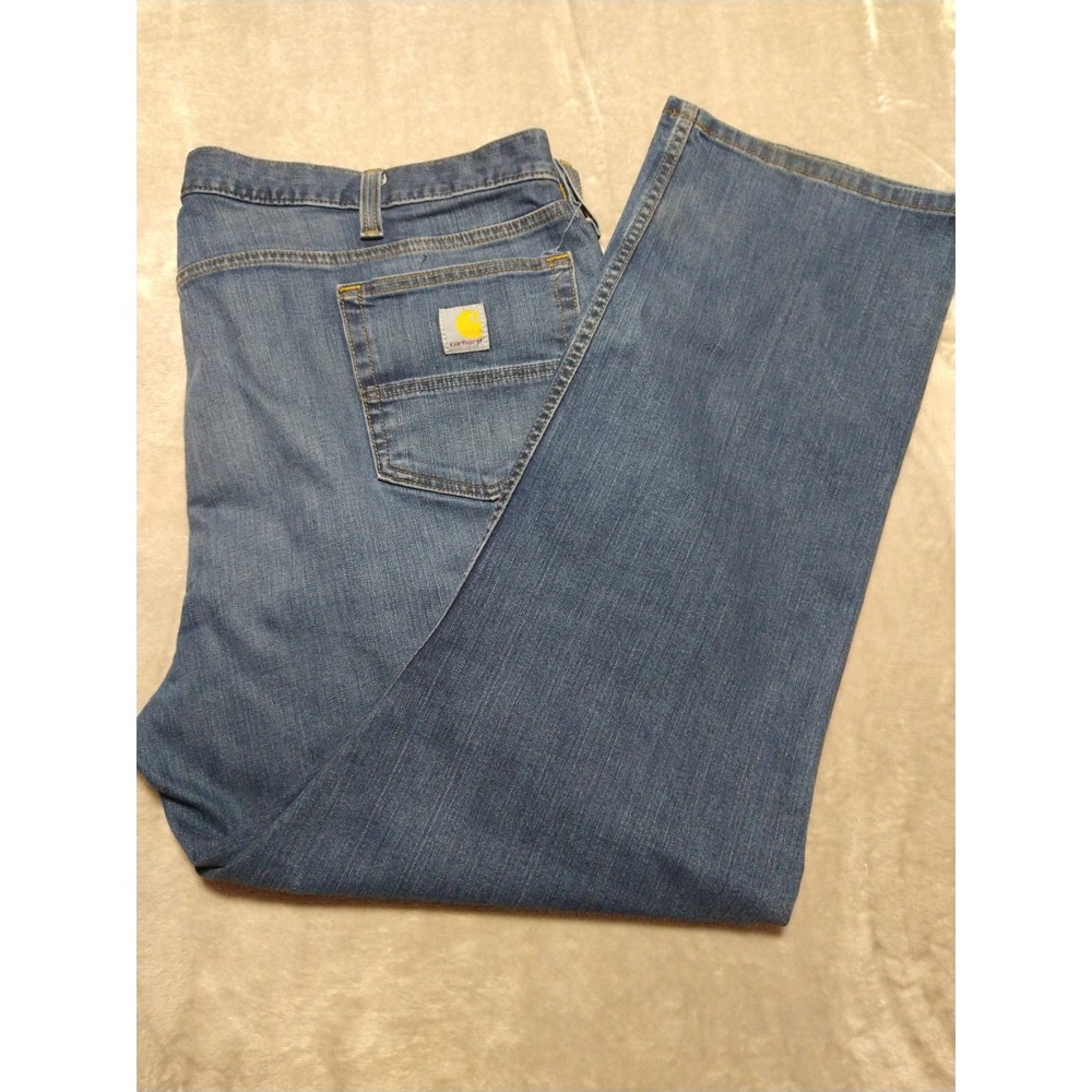 Carhartt Jeans‎ Men 44x29.5 Blue Denim Relaxed Fit Work Comfort Classic Durable